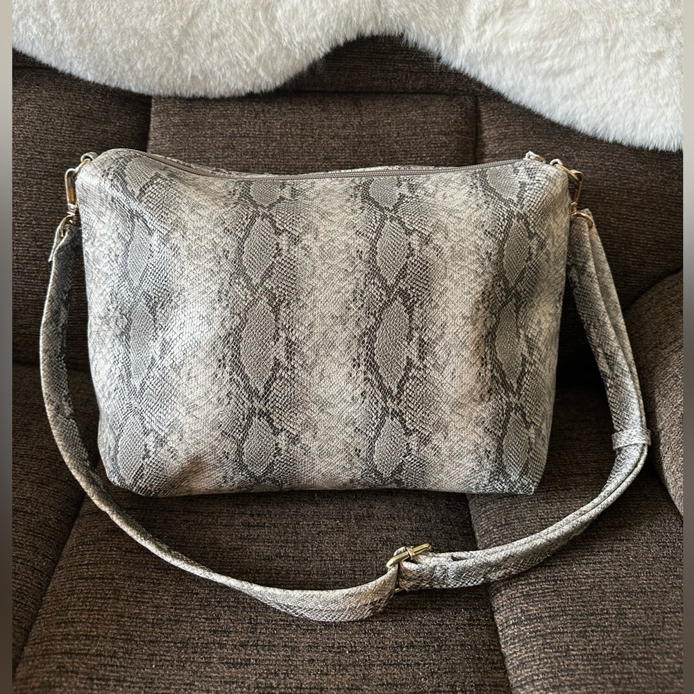 Soft snakeskin purse
